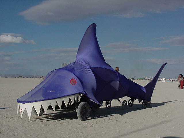 The Blue Shark Car