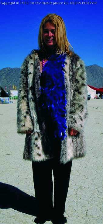 A fur at BurningMan worked in 1999