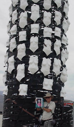 Sister Dana at the Torso Tower.