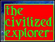 The lovely logo of The Civilized Explorer.