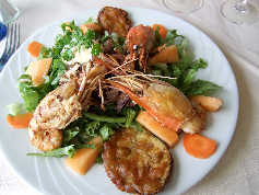 A salad at Cote Sud