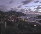 A view of the harbor at Gustavia, St. Barth.