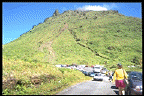 View of La Soufrière from the car park.